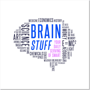 Brain Stuff Calligram v2 Posters and Art